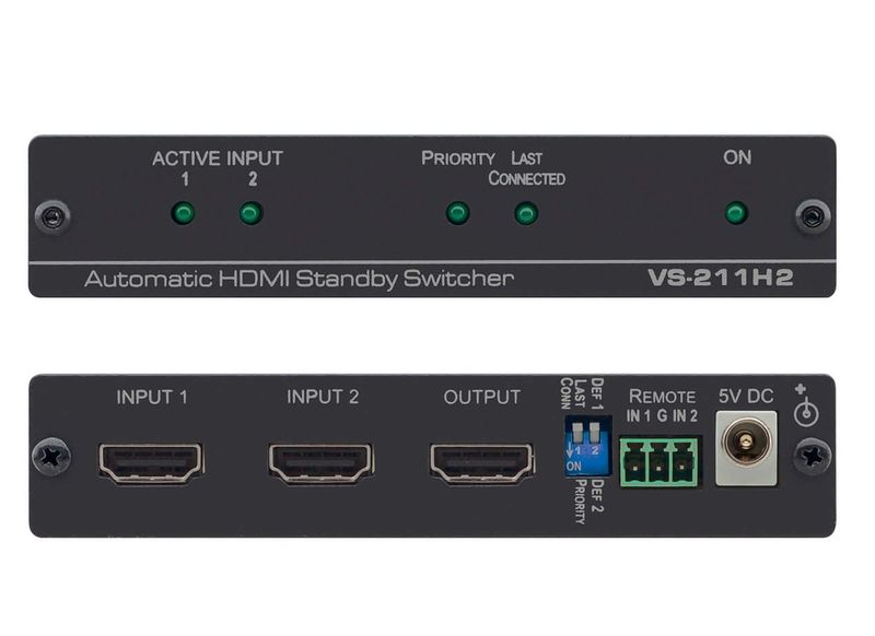 Kramer-DigiTOOLS-VS-211H2-2x1-Automatic-4K-UHD-HDMI-Standby-er-Video--audioswitch-HDMI