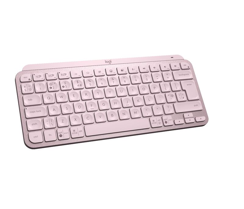 Logitech-MX-Keys-Mini-tastiera-RF-senza-fili--Bluetooth-QWERTY-Inglese-Rosa--MX-KEYS-MINI-KEYBOARD---ROSE----Versione-UK