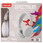 Maxell-Spectrum-Cuffie-Padiglione-auricolare-Connettore-3.5-mm-Bianco