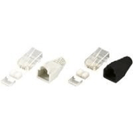 Logilink Connettori LogiLink CAT6 RJ45 100 non schermati con manicotto di protezione antipiega