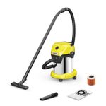 Karcher Kärcher WD 3 S V-17/4/20 17 L Aspiratore a cilindro Secco e bagnato 1000 W Sacchetto per la polvere