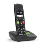 Gigaset Telefono cordless Gigaset E290A int. tasti grandi con segreteria - nero