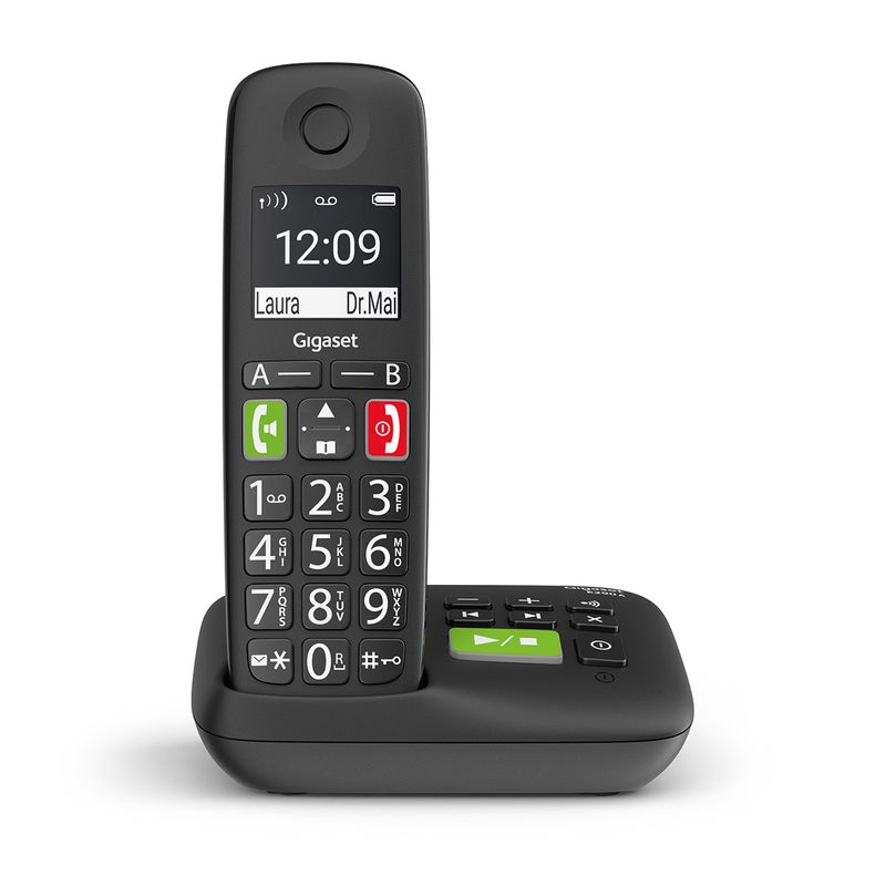 Telefono-cordless-Gigaset-E290A-int.-tasti-grandi-con-segreteria---nero