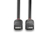 Lindy-36490-cavo-DisplayPort-05-m-Nero--0.5M-DISPLAYPORT-CABLE-BLACK-LINE-