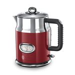 Russell Hobbs Retro Ribbon bollitore elettrico 1,7 L 2400 W Rosso, Argento