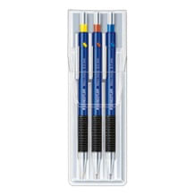 STAEDTLER-Druckbleistift-Mars-micro-3er-Etui-versenkbare-Spitze-mit-Radierer-rutschfeste-Gummi-Griff---775-SC-WP3-