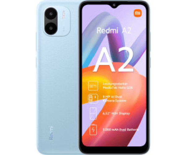 Xiaomi-Redmi-A2-166-cm--6.52---Doppia-SIM-Android-13-Go-edition-4G-Micro-USB-2-GB-32-GB-5000-mAh-Azzurro