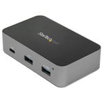 StarTech.com Hub USB-C a 3 porte con porta LAN - USB 3.2 Gen 2 10Gbps - 2 USB-A e 1 USB-C - Alimentato (USB-C Hub - 2A/1