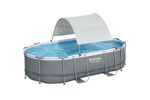 Bestway-Tettoia-per-Piscina-Fuori-Terra-Bianco