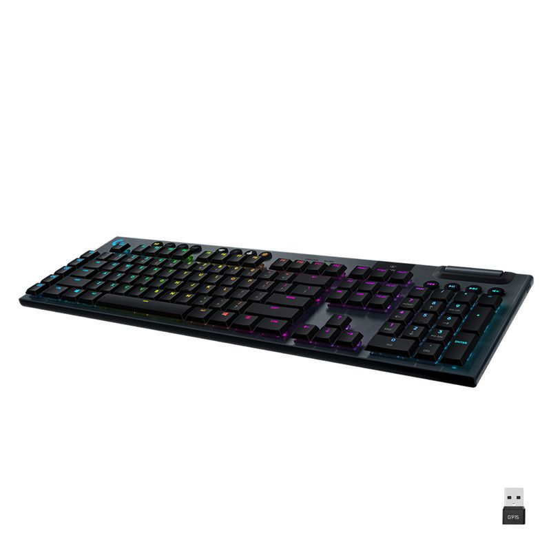 LOGITECH-G915-LIGHTSPEED-WIRELESS-RGB-MECHANICAL-GAMING-KEYBOARD---GL-LINEAR---CARBON---US-INT-L---INTNL