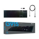 LOGITECH-G915-LIGHTSPEED-WIRELESS-RGB-MECHANICAL-GAMING-KEYBOARD---GL-LINEAR---CARBON---US-INT-L---INTNL