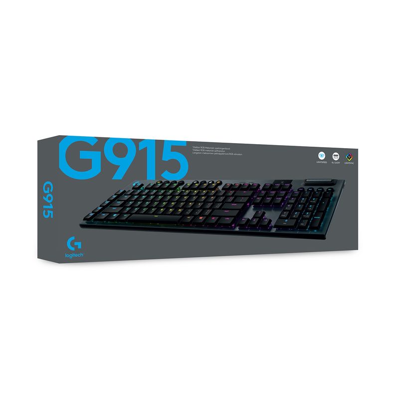 LOGITECH-G915-LIGHTSPEED-WIRELESS-RGB-MECHANICAL-GAMING-KEYBOARD---GL-LINEAR---CARBON---US-INT-L---INTNL