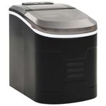 VidaXL 50758 macchina per cubetti di ghiaccio Macchina per ghiaccio portatile 15 kg/24h 112 W Nero