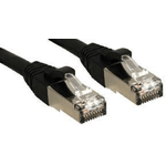 Lindy 45602 cavo di rete Nero 1 m Cat6 SF/UTP S-FTP (1m Cat.6 S/FTP LSZH Network - Cable Black - Warranty 120M)