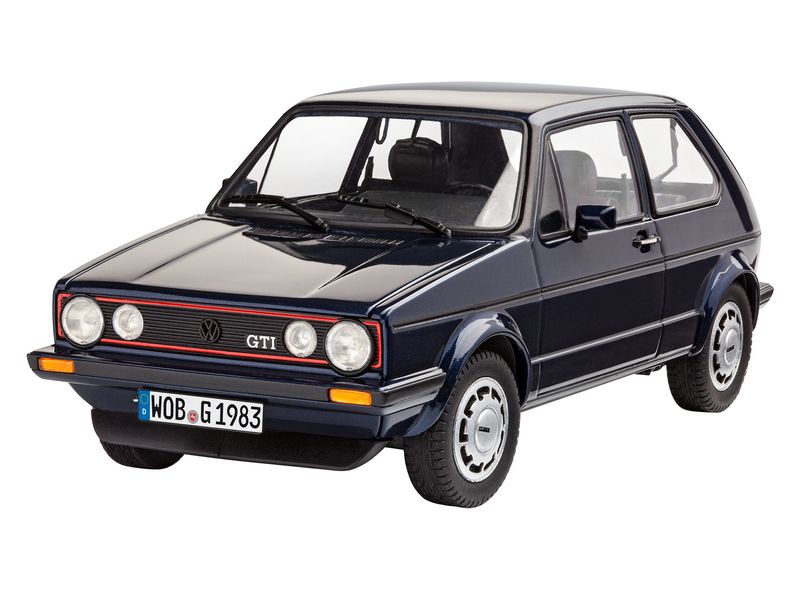 Revell-Modellbausatz-05694-Volkswagen-VW-Golf-GTI---Autobausatz-im-MaAstab-1-24--der-Pirelli-Sonderedition---maAstabsget