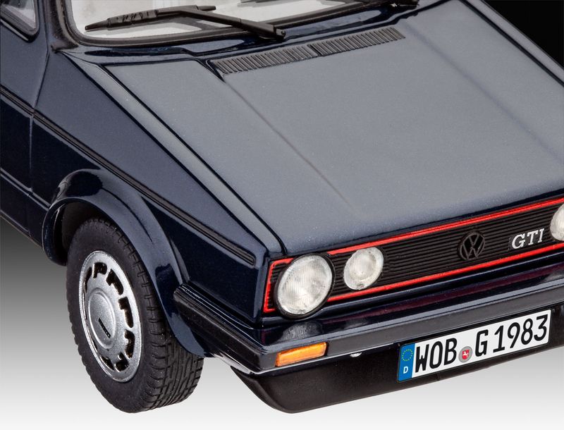 Revell-Modellbausatz-05694-Volkswagen-VW-Golf-GTI---Autobausatz-im-MaAstab-1-24--der-Pirelli-Sonderedition---maAstabsget