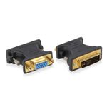 Ewent EW9850 adattatore per inversione del genere dei cavi DVI-A VGA Blu