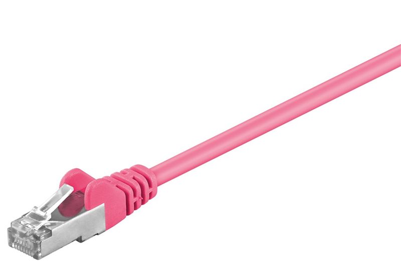 Cavo-patch-CAT5e-10-m-magenta-SF-UTP-2xRJ45-CCA