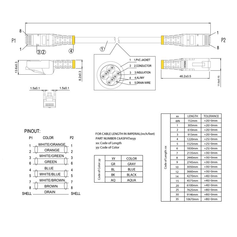 StarTech.com-Cavo-di-rete-Ethernet-RJ45-CAT6a-da-7m---Grigio--7M-CAT6A-ETHERNET-CABLE-GREY---GREY---SHIELDED-COPPER-WIRE