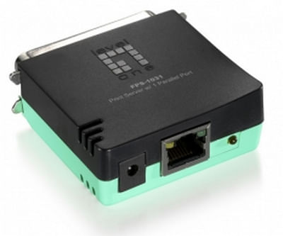 LevelOne-FPS-1031-server-di-stampa-LAN-Ethernet-Nero-Verde