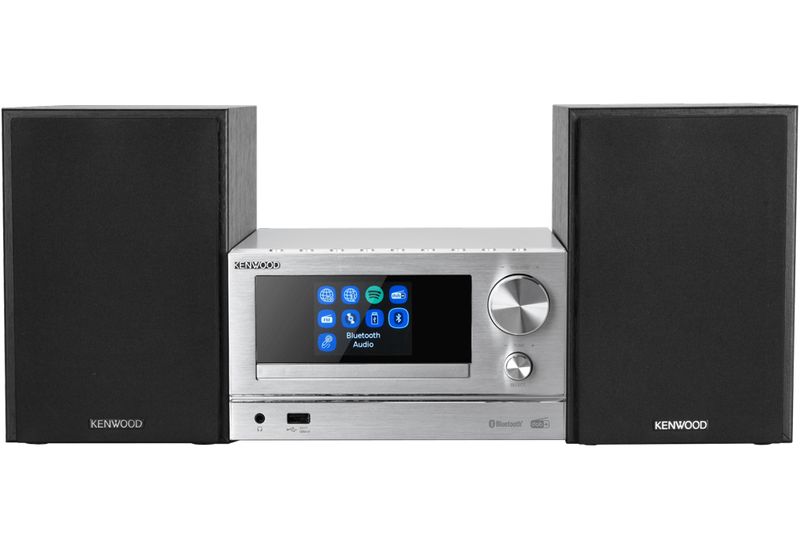 Kenwood-M-7000S-Mini-impianto-audio-domestico-30-W-Argento