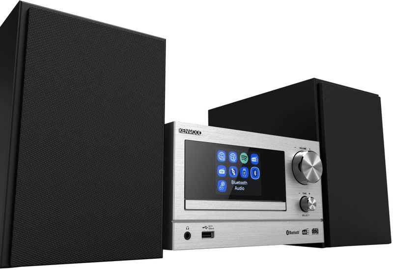 Kenwood-M-7000S-Mini-impianto-audio-domestico-30-W-Argento