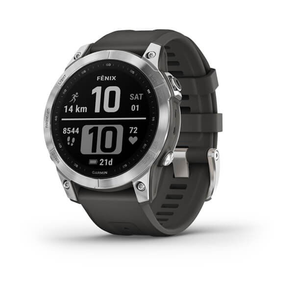 Garmin-fenix-7-33-cm--1.3---MIP-47-mm-Digitale-260-x-260-Pixel-Touch-screen-Argento-Wi-Fi-GPS--satellitare-