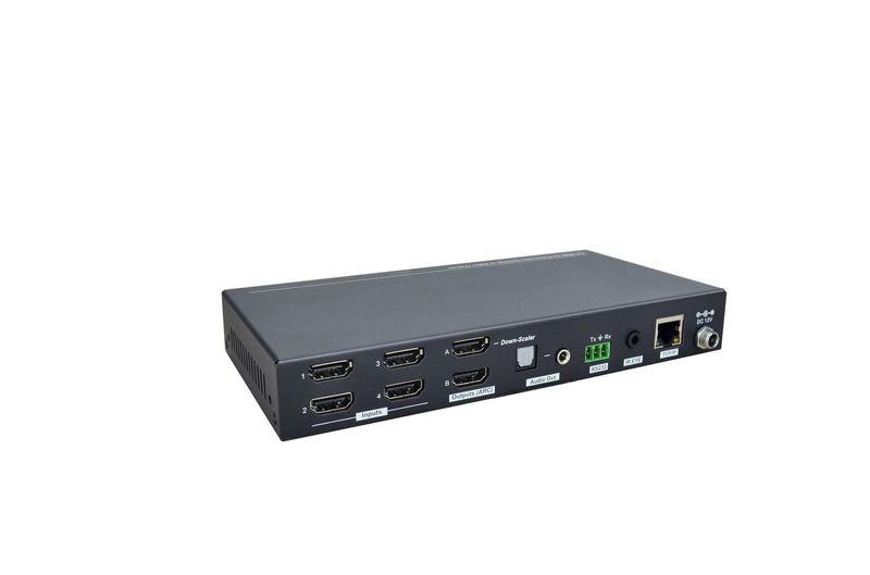 Vivolink-VLHDMIMAT4X2RS-interruttore-a-matrice-Commutatore-a-matrice-scalare-75-W--HDMI-2.0-4x2-Matrix-switcher---.---Wa