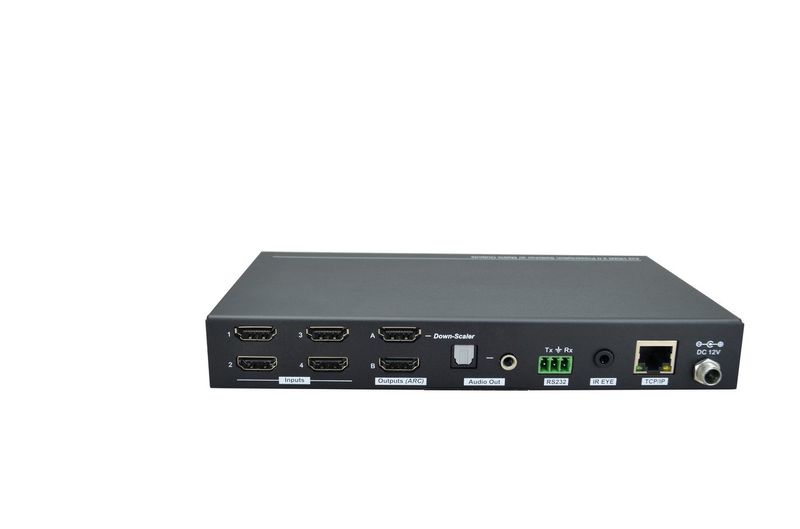 Vivolink-VLHDMIMAT4X2RS-interruttore-a-matrice-Commutatore-a-matrice-scalare-75-W--HDMI-2.0-4x2-Matrix-switcher---.---Wa