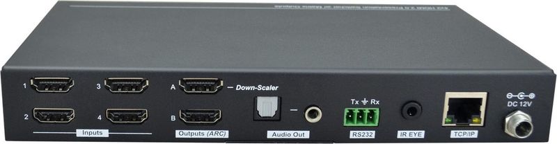 Vivolink-VLHDMIMAT4X2RS-interruttore-a-matrice-Commutatore-a-matrice-scalare-75-W--HDMI-2.0-4x2-Matrix-switcher---.---Wa