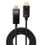 Lindy-40924-cavo-e-adattatore-video-05-m-DisplayPort-HDMI-tipo-A-Standard-Nero--0.5m-Active-DisplayPort-to---HDMI-Cable-