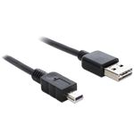 Delock Anschlsse USB 2.0 Typ A beidseitig Stecker  USB 2.0 Typ mini Stecker  USB