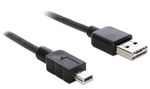 Anschlsse-USB-2.0-Typ-A-beidseitig-Stecker--USB-2.0-Typ-mini-Stecker--USB-A-Stecker-beidseitig-verwendbar--Drahtquerschn