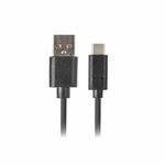 Lanberg Cavo USB A con USB C Lanberg CA-USBO-20CU-0018-BK