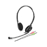 Genius HS-200C Auricolare Cablato A Padiglione Ufficio Nero (Genius HS-200C Headset with Mic 2x 3