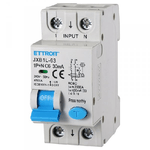 ETTROIT Interruttore Magnetotermico Differenziale 1P+N 6A 4.5kA 30mA 220V Occupa 2 Moduli DIN