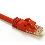 C2G 0.5m Cat6 Snagless CrossOver UTP Patch Cable cavo di rete Rosso 05 m