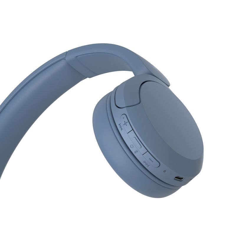 Sony-Cuffie-Bluetooth-wireless-WH-CH520---Durata-della-batteria-fino-a-50-ore-con-ricarica-rapida-stile-on-ear---Blu