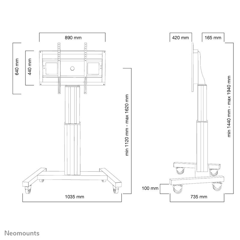 Neomounts-Mobiletto-portatile-per-TV