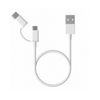 Xiaomi-Mi-2-in-1-USB-Cable-Micro-USB-to-Type-C-30cm-cavo-USB-03-m-USB-2.0-USB-A-Micro-USB-B-Bianco