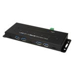 LogiLink UA0319 hub di interfaccia USB 3.2 Gen 2 (3.1 Gen 2) Type-C 10000 Mbit/s Nero