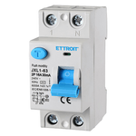 ETTROIT Interruttore Differenziale Puro 2P 25A 6kA 30mA 220V Salvavita Differenziale Occupa 2 Moduli DIN