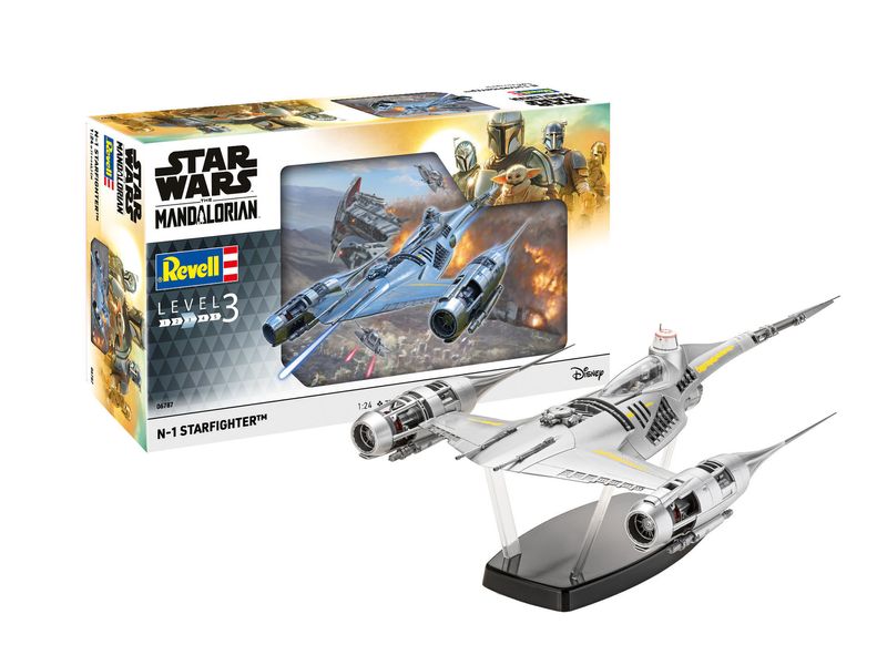 Revell-N1-Starfighter---Spaceship-model---Montagesatz---1-24---N-1-Starfighter---Beide-Geschlechter---Star-Wars---The-Ma