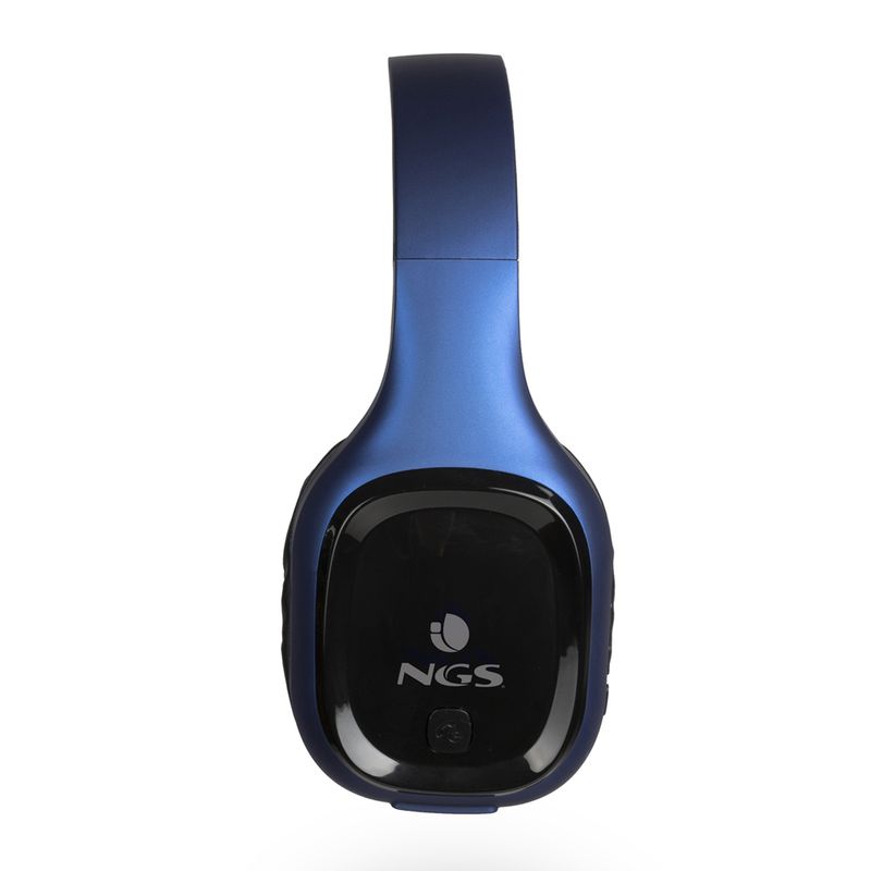 NGS-Artica-Sloth-Auricolare-Con-cavo-e-senza-cavo-A-Padiglione-Musica-e-Chiamate-Bluetooth-Nero-Blu