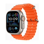 Apple Watch Ultra 2 GPS + Cellular, Cassa 49m in Titanio con Cinturino Ocean Arancione