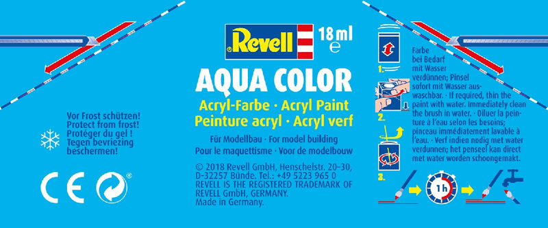 Revell-36180-colore-acqua-marrone-argilla--lucido--codice-colore-80-codice-colore-RAL-8003-barattolo-da-18-ml--36180-