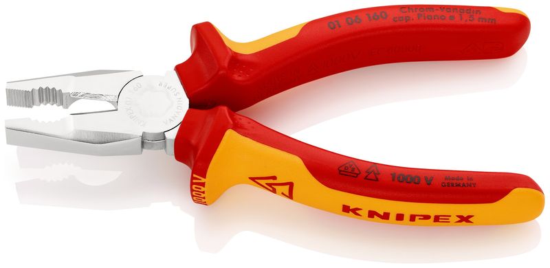 Pinza-universale-KNIPEX-VDE-160-mm