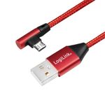 Logilink Connettore LogiLink USB 2.0 da 2.0 a USB-B (angolato a 90) 10 m CU0150