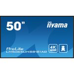 Iiyama LH5065UHSB-B1AG visualizzatore di messaggi Pannello piatto per segnaletica digitale 125,7 cm (49.5") LCD Wi