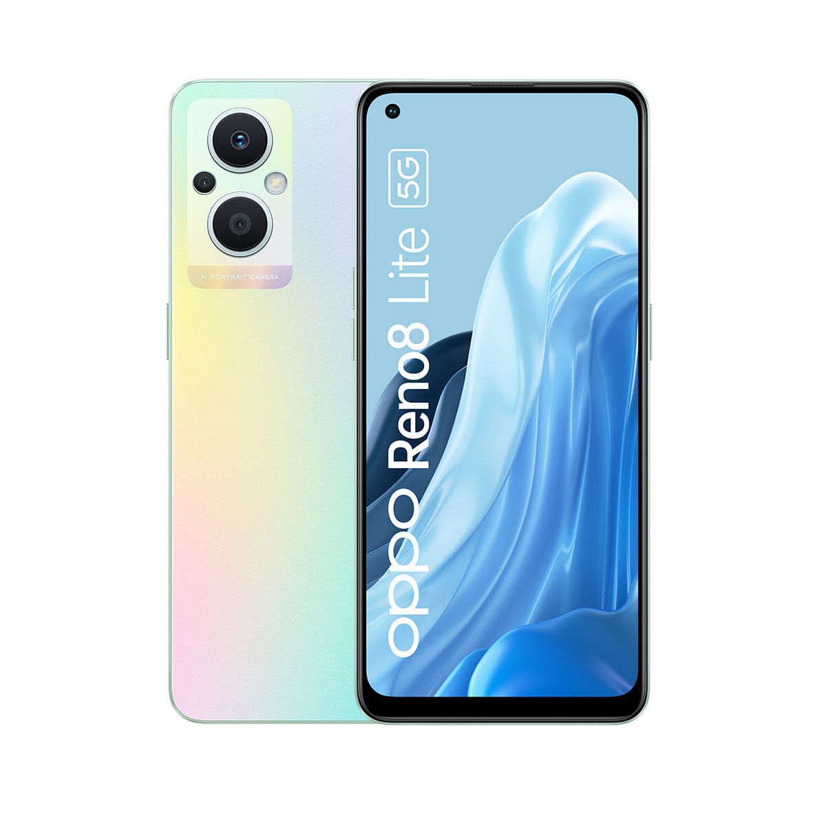 OPPO Reno RENO8 Lite Smartphone, AI Tripla fotocamera 64+2+2MP, Display 6.4” 60HZ AMOLED, 4500mAh
